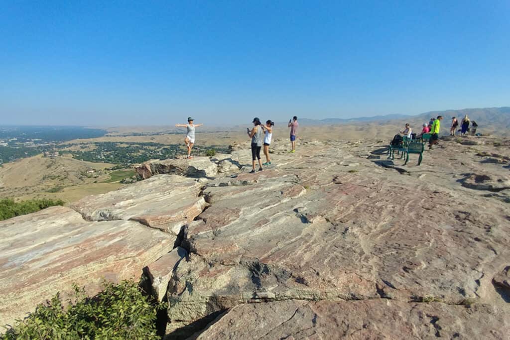 hiking table rock boise