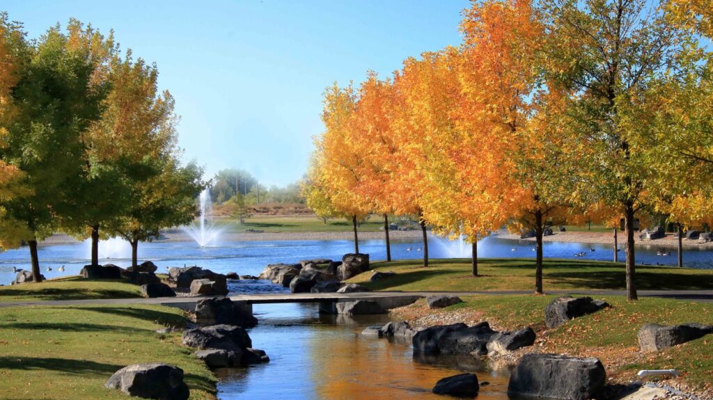 Explore the Idaho Falls River Walk 